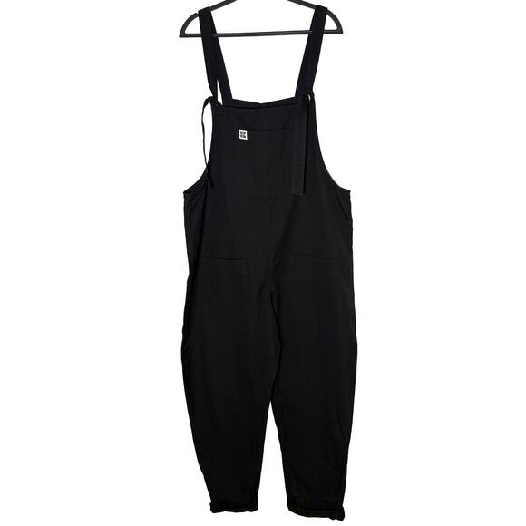 Lucy & Yak Womens Original Cotton Dungarees Overalls Black Front Bib Pockets NWT - Picture 7 of 15